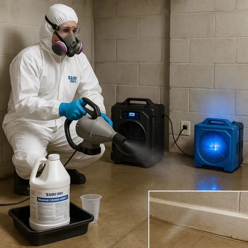 Sanitization and Odor Removal process in Pender County, NC