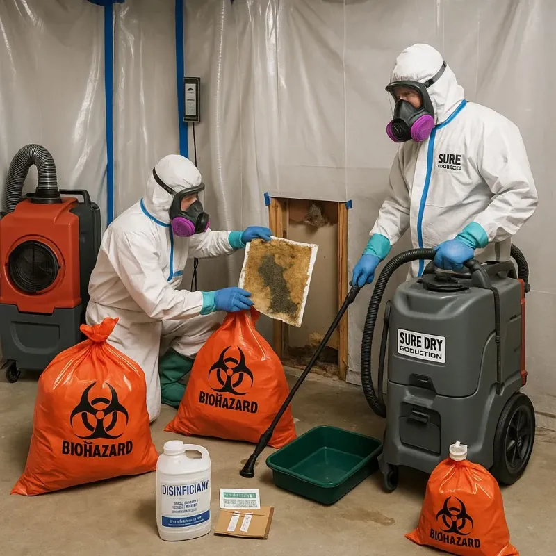Contaminated Water Handling Protocols process in Pender County, NC