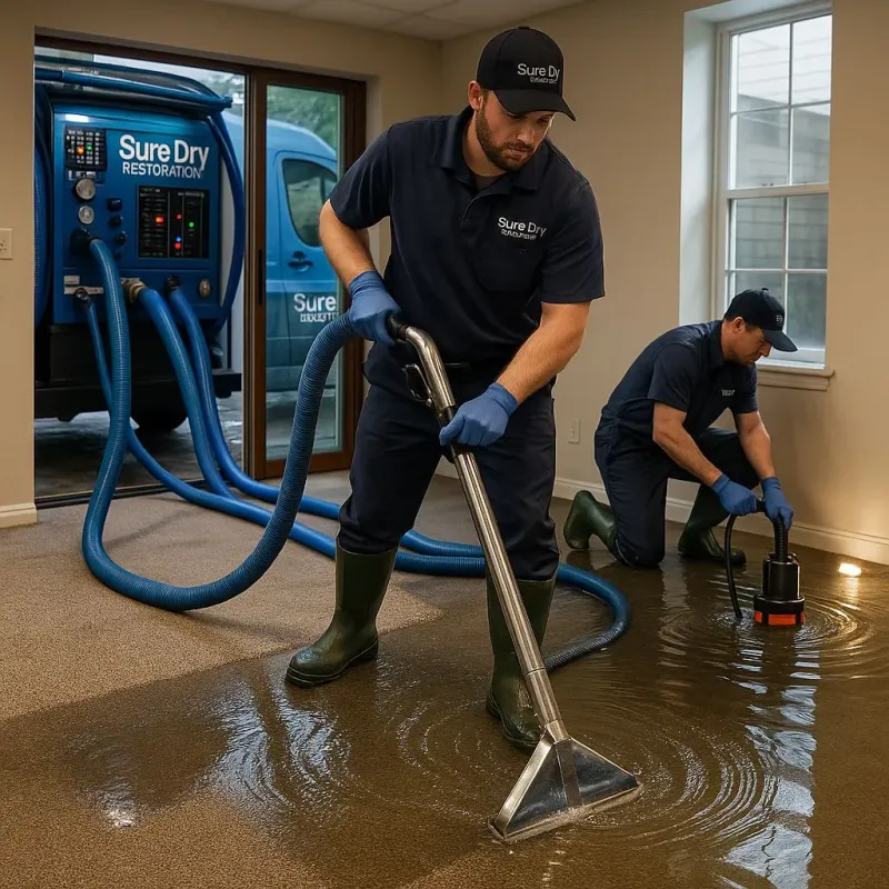 Water Extraction and Removal process in Pender County, NC